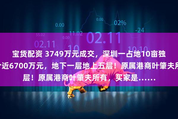 宝货配资 3749万元成交，深圳一占地10亩独栋别墅拍卖！估价近6700万元，地下一层地上五层！原属港商叶肇夫所有，买家是……