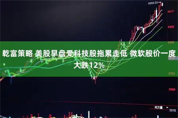乾富策略 美股早盘受科技股拖累走低 微软股价一度大跌12%
